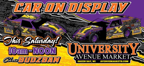 Budzo Racing on Display at University Avenue Market